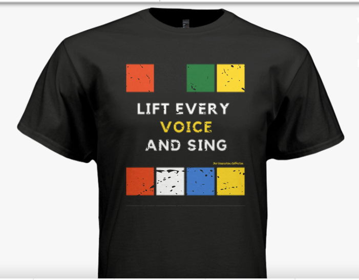 Colourful voice sing T-Shirt_distress